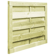 Vidaxl portillon bois de pin imprégné 100x75 cm vert 45314_1