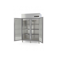 Armoire négative 2 portes pleines GN2/1 - CGN-1002-SPF - Inox AISI 304 - Volume net 1404 litres - Température -20°C à -15°C_1