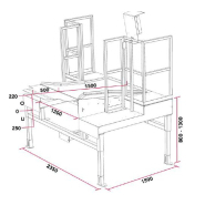 Niveleur de quai spécialement conçu pour charger et décharger des fourgons en toute sécurité et rapidement- Van-dock leveller 233E_1