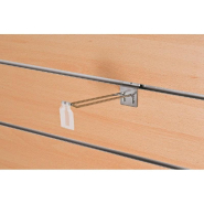 Porte-étiquette transparent pour broche doubles 29x26mm - Adapté aux broches pegboardables_1
