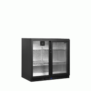 Arrière bar réfrigéré 2 portes BA26S noir TEFCOLD_1