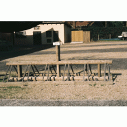 Rack à vélos en  bois EL PASO_1