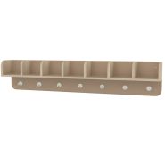 Vestiaire haut pour 7 enfants - Réf. V.CMD7 - Dimensions L1412mm x H335mm x P190mm