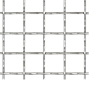 Vidaxl clôture de jardin sertie acier inoxydable 100x85 cm 31x31x3 mm 142291_1