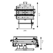 Quart de tour renvoi d’angle - Machines pour palettes - Platon - Poids : 812 kg - Dimensions et équipements_1