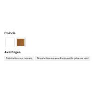 Clôture PVC CL 16 / TYPE 16 - CG Pro - Lisses 120 x 28 mm avec renfort métallique et poteaux 120 x 120 mm_1