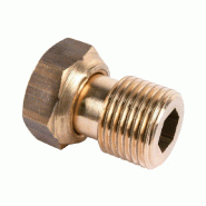 Raccord 2 pièces écrou compteur Laiton - 50*60 - 40*49_1