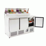 Saladette réfrigérée 7GN1/6 + 1GN1/9 positive 3 portes 380L ATOSA_1