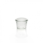 Bocaux en verre WECK Droit 35 ml Ø 40mm avec couvercles en joints - Référence WN000037_1