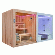 COMBI SAUNA HAMMAM BOREAL® SENSATION - 8 PLACES-360*160*210_1