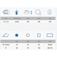 New 350 - tronçonneuse fraise scie manuelle - macc france - diamètre 110mm_1