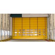 Porte industrielle rapide conçue pour un usage intensif