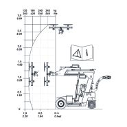 Robot de pose de vitrage compact, court rayon braquage Smartlift SL 280 Indoor_1