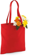 Sac shopping à anses longues - 100% coton - Réf: W101 - Marque Westford Mill - 140 g/m²_1