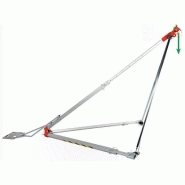 Trépied de sécurité AG_TM14 - EN 795-B avec déport pour 2 personnes - Hauteur 2080mm - Aluminium et acier galvanisé_1