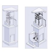 Monte-charges accessibles mais non accompagnés - BKG France - 300 kg - moteur haut/bas - modèles 300.15/43 et 300.15/45_1
