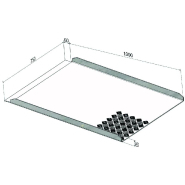 Rampe PMR amovible Rolly - Aluminium larmé antidérapant - Marque Romus_1