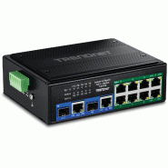 TRENDnet TI-BG108 Switch Rail DIN PoE++ 400W Gigabit industriel à 10 ports_1