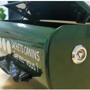 Borne de propreté canine avec Stop Bag caoutchouc -1 rouleau de 4000 sachets offert_1
