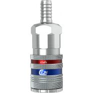 Séries 550 eSafe, DN 11 - Coupleur CEJN en acier zingué et laiton - Débit élevé et compact_1