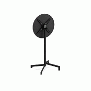 Versa - Table de terrasse / mange-debout Noir_1