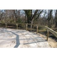 Clôture de carrière - horse stop - lice de carrière déportée, 1 lice, 1m20 - ref. Ld180-1_1