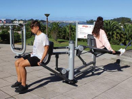 Appareil de fitness de plein air Urban Gym - Entraînement du Torse - Acier - 2 types d'entraînement - Norme EN 16630_1