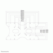 Neomounts FPMA-VESA400 Adaptateur VESA 22-52