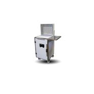 Powertec Agro - Chariot informatique mobile en inox pour industries agroalimentaires - L600 x P610 x H1015 mm_1