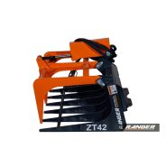 Grappin crocodile multifonction - porte-outils Toro Dingo, Ditch Witch, Vermeer - vérin 1000 kg - largeur 107 cm_2