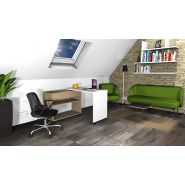 Homere - espaces de travail modulables - EOL - compact, modulable avec plateau pivotant et coulissant - dim. P. 50 x L. 102 cm - réf. 2 737 010_2