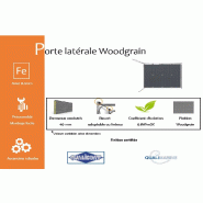 Porte de garage latérale woodgrain - 5000 / 2200_1
