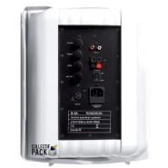 Enceinte monitor active B-6A B - 2 x 25 Watts avec enceinte passive et fixation orientable_1