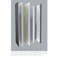 Infracouleur en résine 450W - chauffage à rayonnement long - design extra-plat 6,8 cm_1