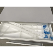 Meuble sous paillasse de laboratoire d'occasion - 4 tiroirs - Réf. P21091209_2