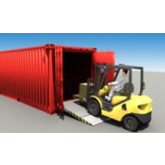 Plaque de chargement de conteneur mobile - aluminium ou acier - facile à déplacer avec vides pour chariot élévateur_1