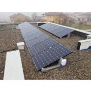 Support photovoltaïque 20° - Au sol ou sur toit terrasse_1