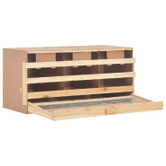 Vidaxl pondoir 3 compartiments 96x40x45 cm bois de pin massif 170656_1