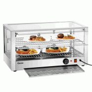 Vitrine chaude professionnelle 6200 2EK - 80 L - Double accès avec portes relevables | Bartscher_1