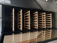 Cave à vin d'occasion - 2 zones de température - 96 bouteilles - 270L - Très bon état_1