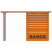 Établi usage intensif avec plateau MDF - 2 pieds, 8 tiroirs de rangement et capacité de 1,5 tonne - 1495KH8WB15TD_1