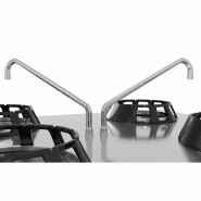 Wok à gaz 6 brûleurs + robinet eau - 84 kW_1