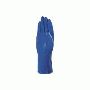 Boîte de 50 gants jetables en latex naturel non poudré - longueur 30 cm - épaisseur 0,25 mm - réf. V1383_1