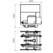 Empileur - imbriqueur pour machines à palettes Platon - 1093 kg - dimensions palettes 1300x1400 mm max_1