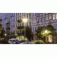 Luminaire d'éclairage public Rondero - LED 5200 lm - aluminium - hauteur conseillée 4,5 m - distribution lumineuse asymétrique_1