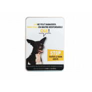 Panneaux Personnalisés ramasser les déjections de chien_1