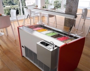 Vitrine à glaces plug-in - différentes couleurs et dimensions - modèles pour 6, 10 ou 13 cuvettes de 5L_1