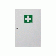 Armoire à pharmacie 1 porte - blanc - Clinix - Rossignol - acier poudré anti-UV - réf. 79443127_1