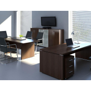 Bureau de direction avec retour, intemporel et ergonomique - QUANDO - Ref : Q19_1