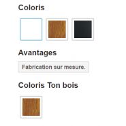 Clôture PVC CL 17 D / Type 17 D - CG Pro - Remplissage lames PVC horizontales 150 x 24 mm_1